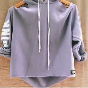 VS PINK crop hoodie